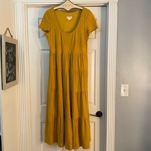 Anthropologie Gillian Tiered Maxi Dress